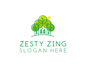 Green Forest House logo design