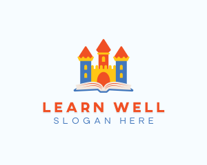 Learning Childcare Castle logo design