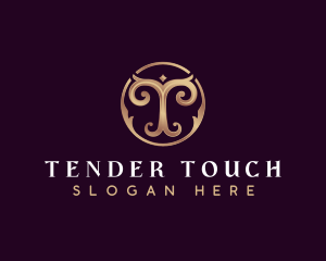 Elegant Boutique Letter T logo design