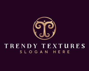 Elegant Boutique Letter T logo design