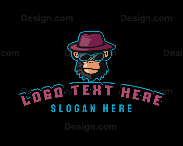 Gaming Monkey Hat Logo