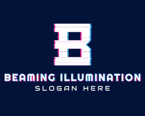 Static Motion Letter B logo design