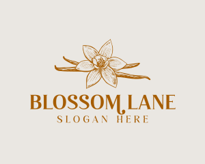 Vanilla Flower Blossom logo
