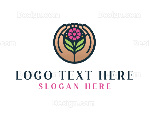 Natural Flower Gardening Logo