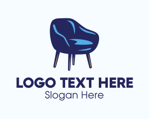 Blue Scandinavian Chair logo