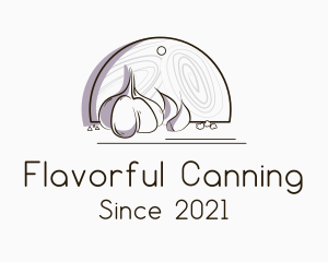 Garlic Cooking Spice  logo design