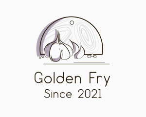 Garlic Cooking Spice  logo design