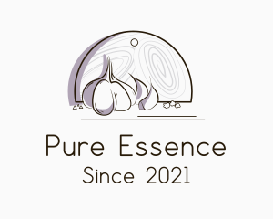 Garlic Cooking Spice  logo design