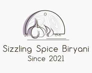 Garlic Cooking Spice  logo design