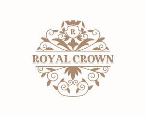 Royal Crown Wedding logo design