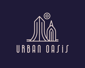 Urban Apartment Property logo design