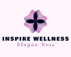 Floral Spa Wellness logo design