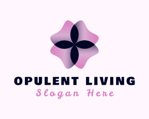 Floral Spa Wellness logo design