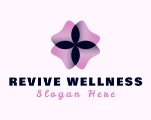 Floral Spa Wellness logo design