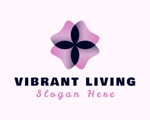 Floral Spa Wellness logo design