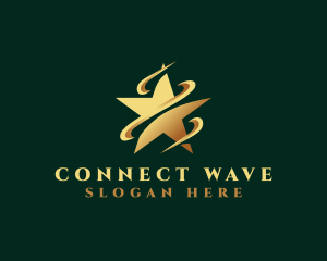 Star Waves Film Studio logo design