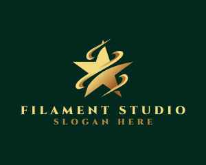 Star Waves Film Studio logo design