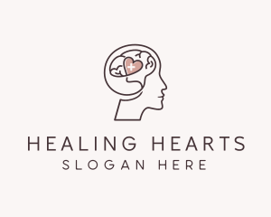 Heart Mental Health logo design