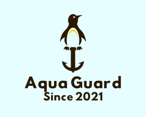 Penguin Anchor Shipyard  logo design