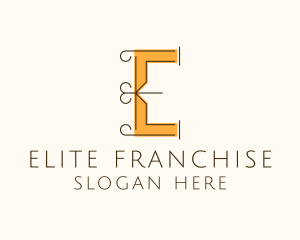 Minimalist Firm Letter E logo design