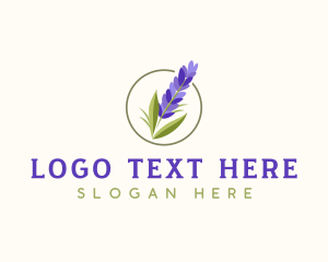 California Lavender Flower logo