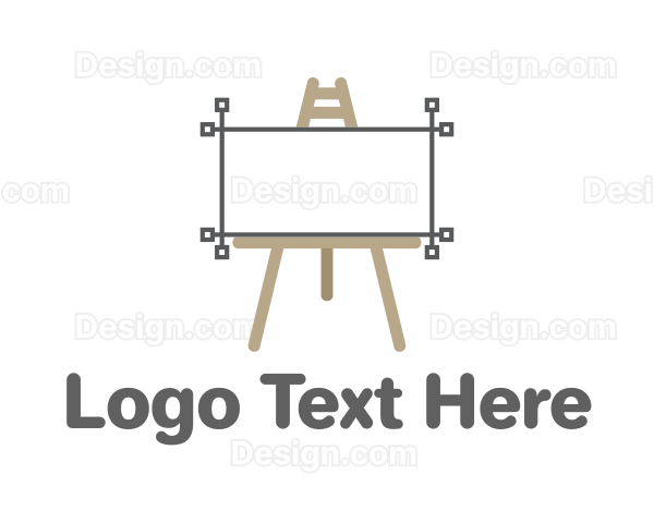 Canvas Art Easel Logo