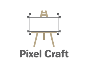 Canvas Art Easel logo design