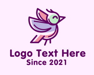 Purple Finch Bird  logo