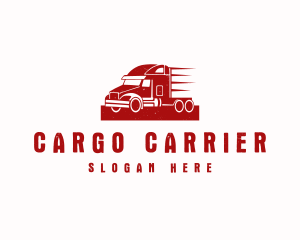 Fast Cargo Truck logo design