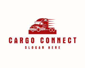 Fast Cargo Truck logo design