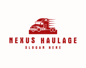 Fast Cargo Truck logo design