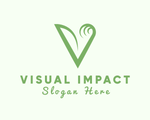 Vine Letter V logo design