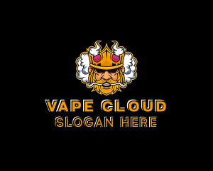 Smoking Vape King logo design