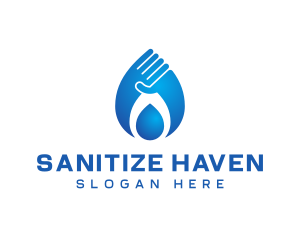 Blue Clean Hand logo