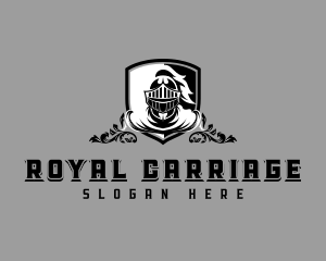 Medieval Royal Knight logo design