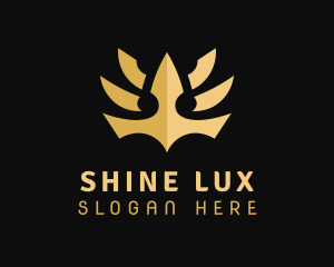 Crown Luxe Jewelry logo design