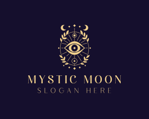 Bohemian Eye Moon logo design