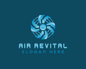 HVAC Ventilation Fan logo design