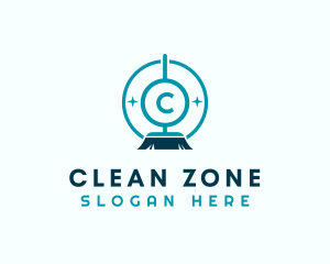 Broom Cleaning Housekeeper logo