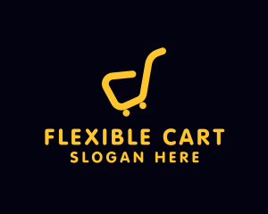 Grocery Market Cart logo design