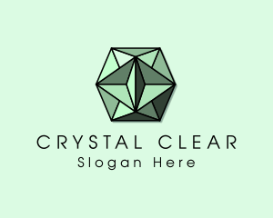 Luxury Emerald Crystal logo