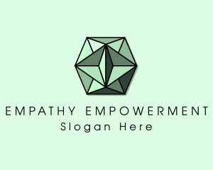 Luxury Emerald Crystal logo design