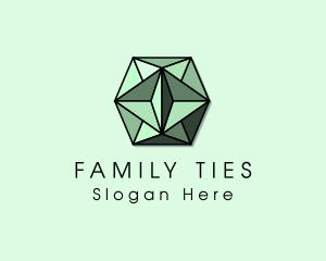 Luxury Emerald Crystal logo design