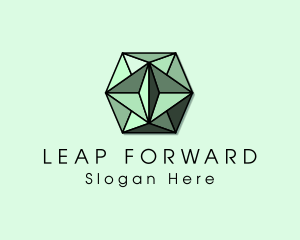 Luxury Emerald Crystal logo design