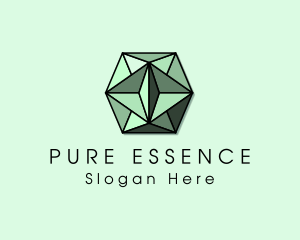 Luxury Emerald Crystal logo design