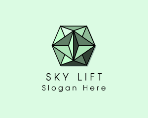 Luxury Emerald Crystal logo design