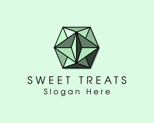 Luxury Emerald Crystal logo