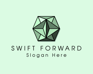 Luxury Emerald Crystal logo design