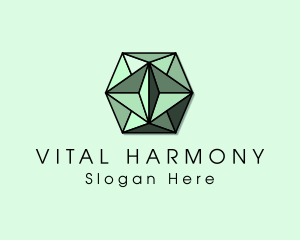 Luxury Emerald Crystal logo design