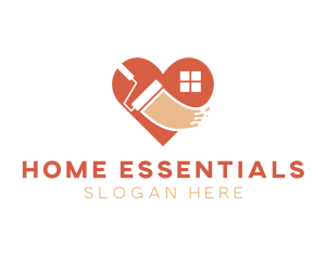 Paint Home Renovation  logo design